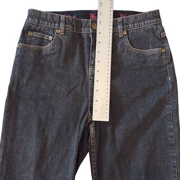 Woolrich Womens High Rise Zip Fly Straight Leg Denim Jeans Washed Black Size 4 - Picture 4 of 6